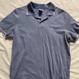 MEN'S BROOKS BROTHERS GREY POLO [LARGE]